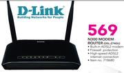 D-Link N300 Modem Router DSL-2740U