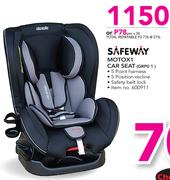 Safeway MotoX1 Car Seat GRPO 1