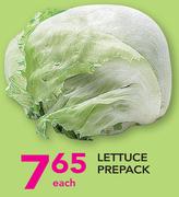 Lettuce Prepack-Each