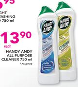 Handy Andy All Purpose Cleaner Assorted-750ml Each