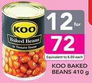 Koo Baked Beans-12x410g