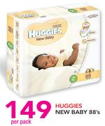 Huggies New Baby-88's Per Pack