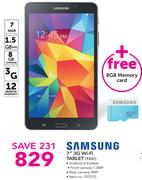 Samsung 7" 3G Wi-Fi Tablet T231+ Free 8GB Memory Card