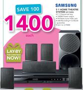 Samsung 5.1 Home Theatre System HT F455