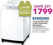Samsung 13Kg White Top Load Washing Machine WA13F5S2UWWF