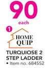 Home Quip Turquiose 2 Step Ladder