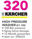 Karcher High Pressure Washer K1100