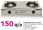 Alva 2 Burner Gas Stove