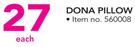 Dona Pillow-Each