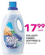 Sta-Soft Fabric Softner Assorted-2Ltr