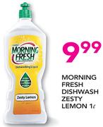 Morning Fresh Dishwash Zesty Lemon-1Ltr
