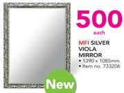 MFI Silver Viola Mirror 1390x1085mm