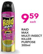 Raid Max Multi Insect Killer Purpose-300ml