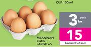 Meannan Eggs Large-3x6's