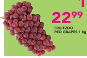 Fruitzoo Red Grapes-1Kg