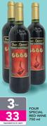 Four Special Red Wine-3x750ml