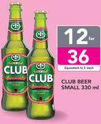 Club Beer Small-12x330ml