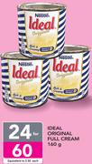 Ideal Original Full Cream-24x160g