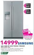 Samsung 660Ltr Side By Side Fridge/Freezer RSA1DHMG1 XFA
