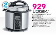 Logik 6Ltr Pressure Cooker RSH 012476018