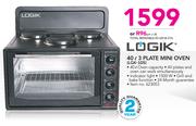 Logik 40Ltr 3 Plate Mini Oven LGK-105