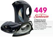 Sunbeam 3 Piece Black Starter Pack