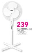 Logik 40cm Pedestal Fan LDS01-40BS