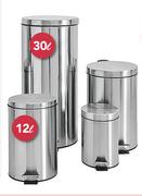 Casa Roma 30Ltr Stainless Steel Bin