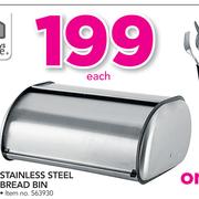 Always Home Stainless Steel Bread Bin-Each