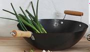 Mainstays 35cm Carbon Steel Wok