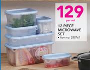Mainstays 12 Piece Microwave Set-Per Set