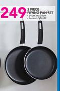 Mainstays 2 Piece Frying Pan Set-Per Set