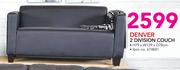 Denver 2 Division Couch 79x139x78Cm