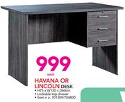 Havana Or Lincoln Desk-Each
