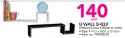 U Wall Shelf-Each