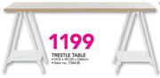 Trestle Table 74x120x60Cm