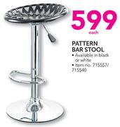 Pattern Bar Stool