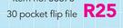 Flip File 30 Pocket