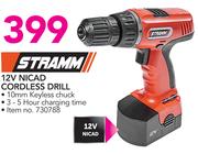 Stramm 12v cordless top drill battery