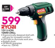 Ryobi 12V Li-Ion 10MM Drill