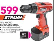 Stramm 18V NICAD Cordless Drill