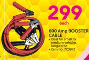 1st Gear 600 Amp Booster Cable-Each