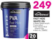 Homestead Fast Hide White-20Ltr