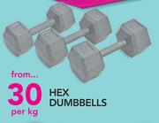 Everlast Hex Dumbbells-Per Kg