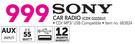 Sony Car Radio CDX G1151U