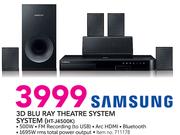 Samsung 3D Blu Ray Theatre System HT-J4500K