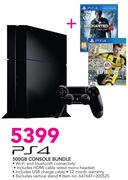 PS4 500GB Console Bundle