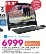 Lenovo Intel Celeron All In One Desktop C260/C20