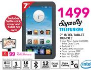 Superfly Telefunken 7" Intel Tablet Bundle-On MyMeg 500 Top Up