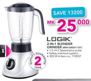 Logik 2 In 1 Blender Grinder RSH-245611-01
